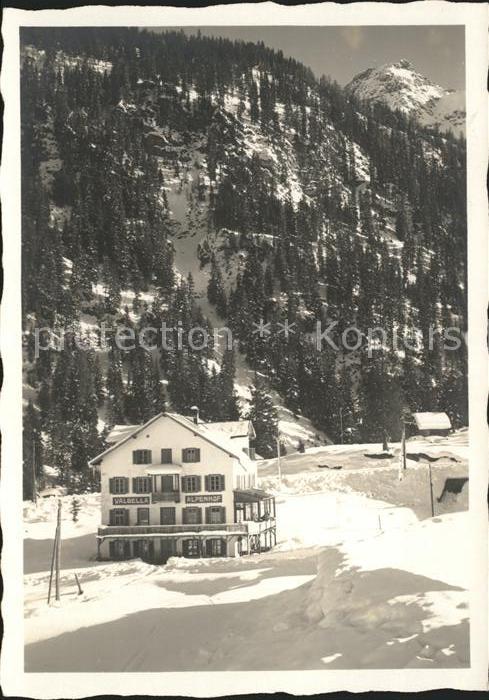 11658956 Arosa GR Litzirueti Hotel Valbella Alpenhof mit Furkahorn