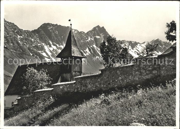 11647633 Arosa GR Bergkirchli mit Erzhorn Rothorn Plessur Alpen