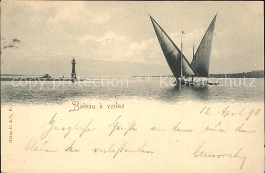 11651504 Geneve GE Bateau a voiles phare