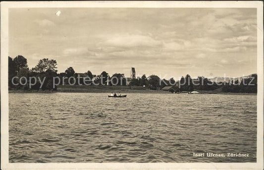 11651610 Insel Ufenau Ufnau Zuerichsee SZ Ortsansicht vom Zuerichsee aus