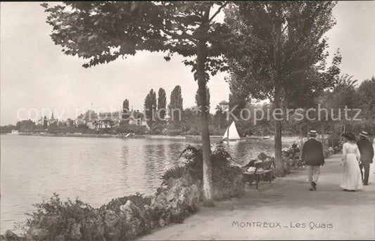 11651798 Montreux VD Les Quais au Lac Leman