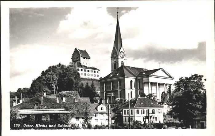 11659063 Uster ZH Kirche und Schloss