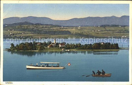 11659107 Insel Ufenau Ufnau Zuerichsee SZ Seepanorama