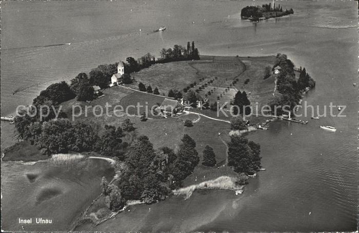 11659798 Insel Ufenau Ufnau Zuerichsee SZ im Zuerichsee Fliegeraufnahme