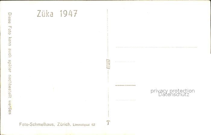 11659842 Zuerich ZueKA 1947 Messebahn