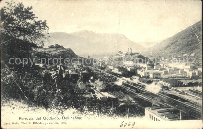 11653032 Gare Ferrovia del Gottardo de Bellinzona