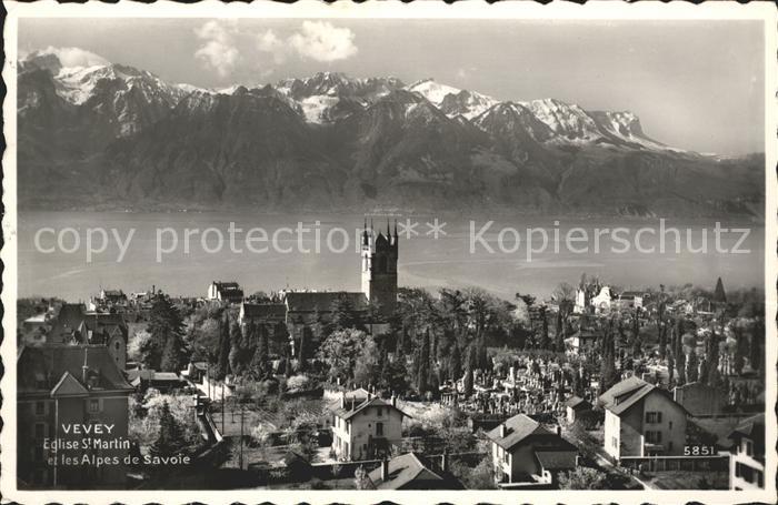 11662895 Vevey VD avec le Lac Léman et les Alpes