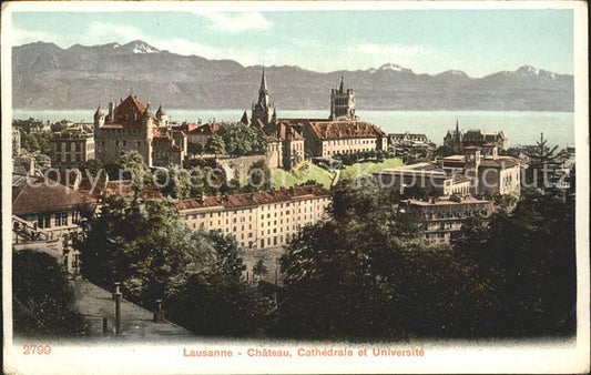 11662906 Lausanne VD Cathédrale et Université de Chatau