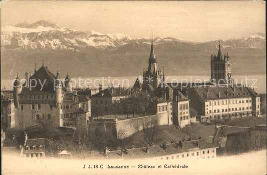 11663075 Lausanne VD Château et Cathédrale