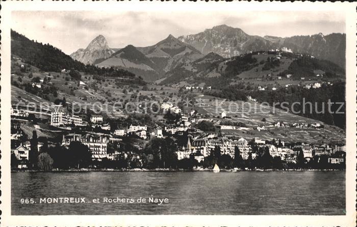 11663087 Montreux VD et Rochers de Naye