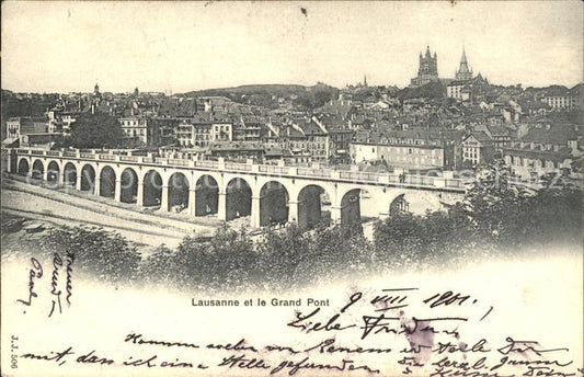 11663100 Lausanne VD et Grand Pont