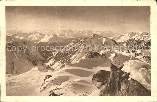 11663272 Glaris GL Vue depuis Egghorn jusqu'aux Alpes glaronaises