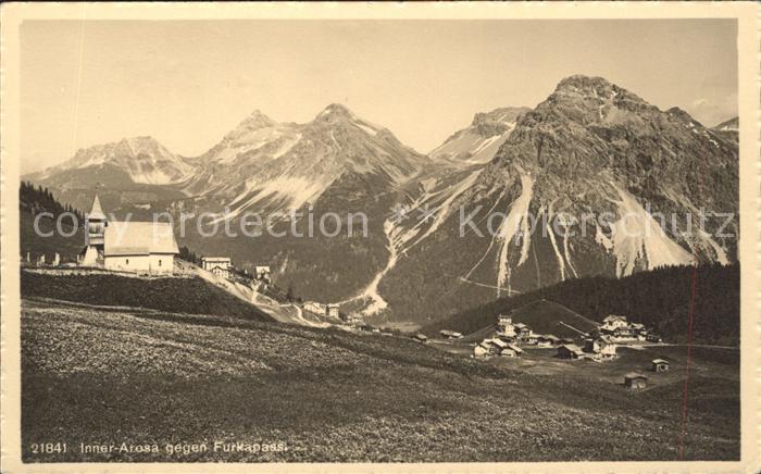 11661128 Arosa GR Inner Arosa gegen Furkapass