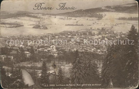 11661358 La Chaux-de-Fonds Vue générale en Hiver