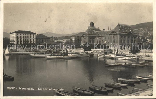 11664604 Neuchâtel NE Le port et la poste