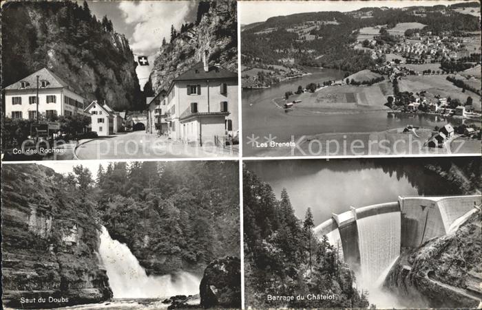 11664897 Neuchâtel NE Col des Roches Les Brenets Saut du Doubs Barrage du Chatel