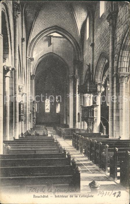 11665056 Neuchatel NE Interieur de la Collegiale