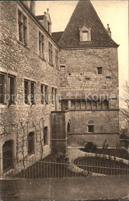 11665085 Neuchâtel NE La Chateau Aile sud ouest et Tour de la Regallissima sedes