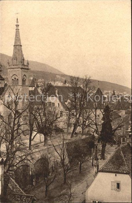 11665087 Neuchâtel NE Terrasse de la Collégiale et Château Vue de la Tour des Pr