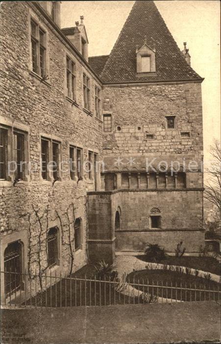 11665090 Neuchâtel NE Le Chateau Aile sud ouest et Tour de la Regallissima sedes