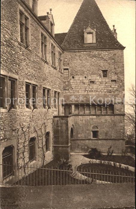 11665099 Neuchâtel NE Le Chateau Aile sud ouest et Tour de la Regallissima sedes