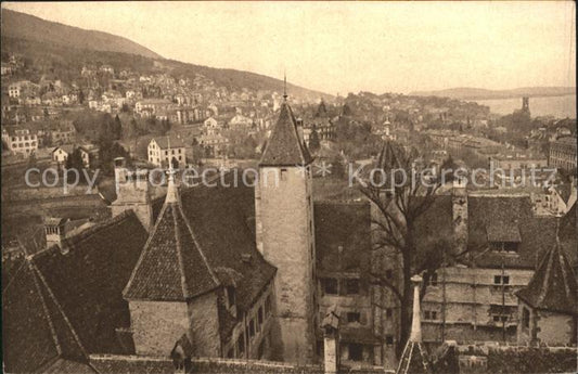 11665104 Neuchatel NE Le Chateau et la Ville Vue ouest