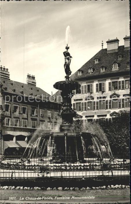 11665115 La Chaux-de-Fonds Fontaine Monumentale