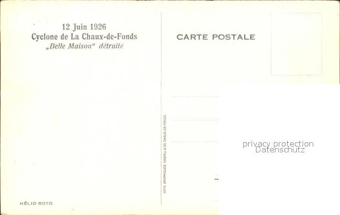 11665143 Cyclone de La Chaux-de-Fonds 1926