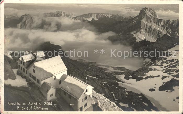 11669731 Saentis AR photo d'aviateur de l'auberge et Altmann