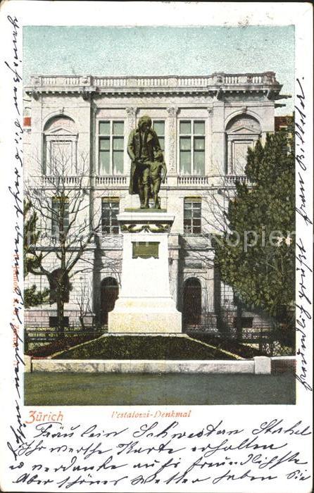 11667393 Zuerich Pestalozzi Denkmal