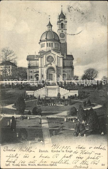 11667407 Zuerich Kirche in Enge