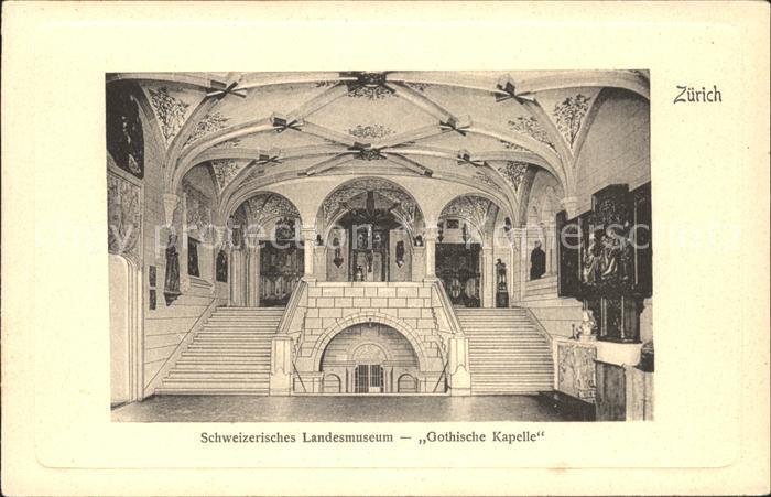 11667425 Zuerich Schweizer Landesmuseum Gothische Kapelle