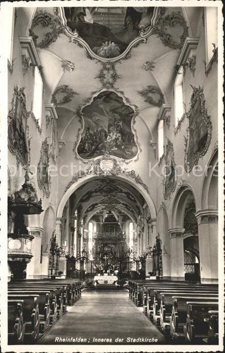 11667603 Rheinfelden AG Intérieur de l'église de la ville