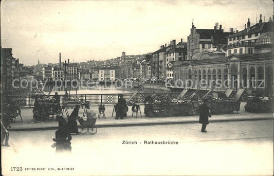 11667646 Zuerich Rathausbruecke