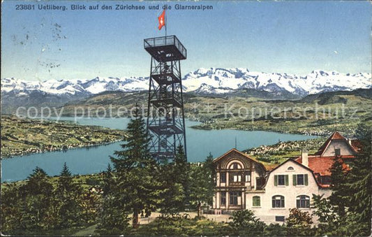 11667670 Uetliberg Zuerich Hotel Uto Kulm mit Zuerichsee und Alpenpanorama