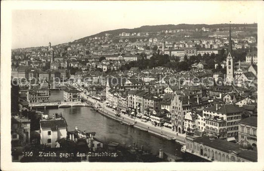 11667672 Zuerich Panorama mit Zuerichberg