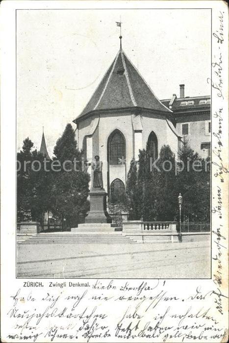 11667682 Zuerich Zwingli Denkmal