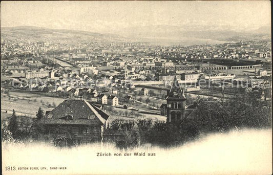 11667704 Zuerich Blick von der Waid