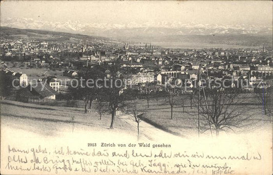 11667720 Zuerich Blick von der Waid