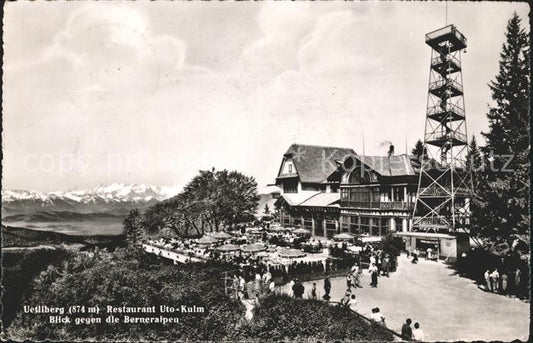 11667746 Uetliberg Zuerich Restaurant Uto Kulm mit Berneralpen