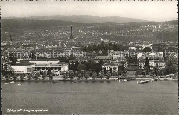 11667828 Zuerich mit Kongressgebaeude