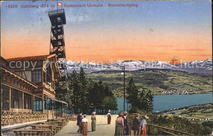 11667842 Uetliberg Zuerich Hotel Uto Kulm mit Zuerichseepanorama