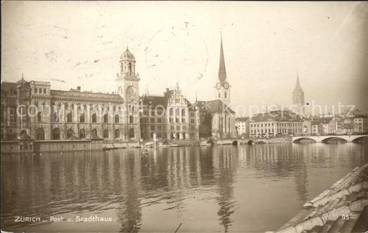 11667887 Zuerich Post und Stadthaus