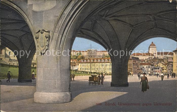 11667894 Zuerich Uraniastrasse mit Universitaet