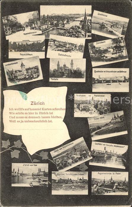 11670210 Zuerich Teilansichten und Sehenswuerdigkeiten Zuerich