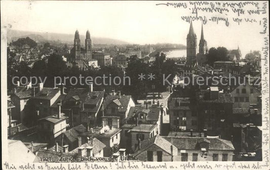 11670212 Zuerich Blick von der Urania Zuerich