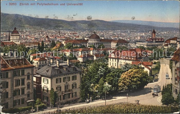 11670234 Zuerich mit Polytechnikum und Universitaet Zuerich