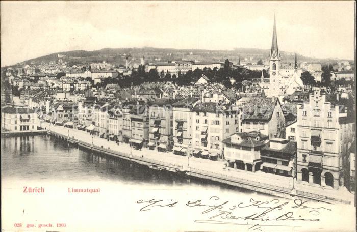 11670288 Zuerich Am Limmatquai Zuerich