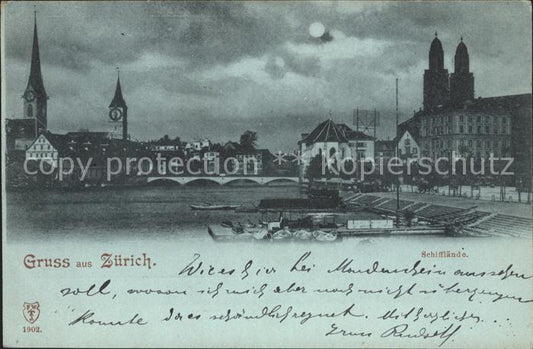 11670305 Zuerich Schifflaende Grossmuenster Zuerich