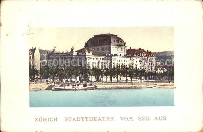 11670312 Zuerich Stadttheater Faehrschiff Zuerich